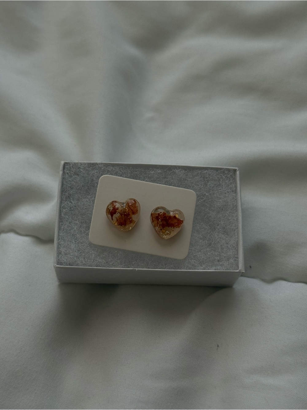 Resin Flower Earrings
